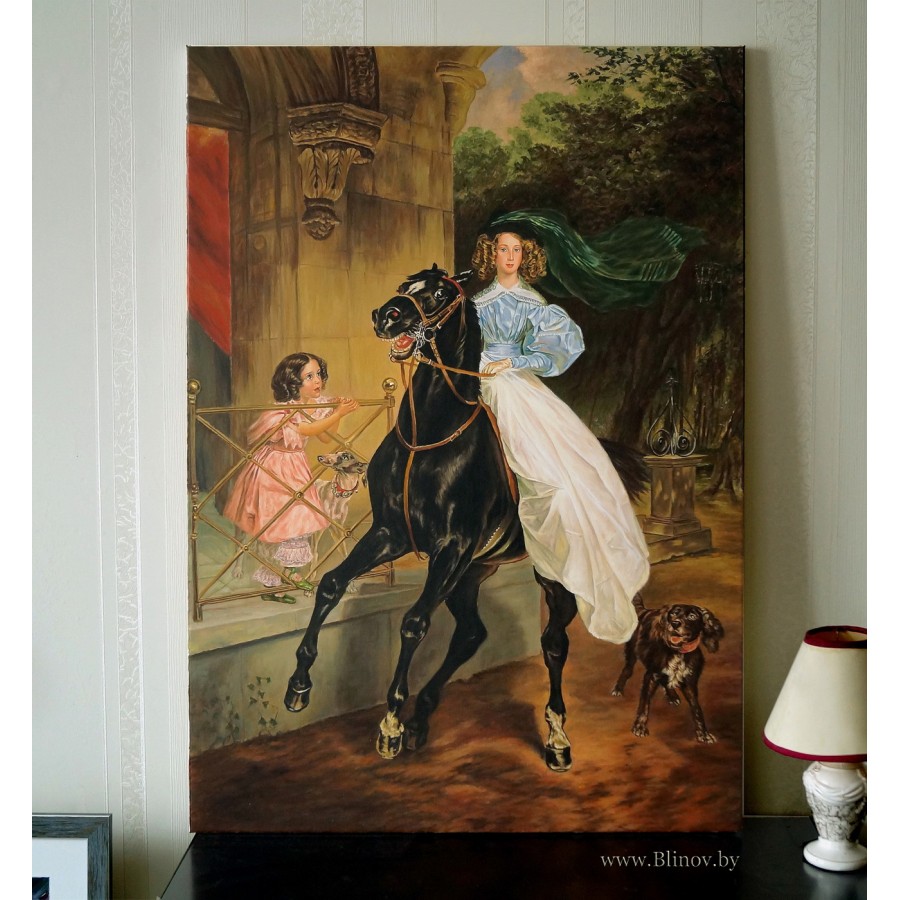 К. Брюллов "Всадница" (копия)